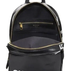 Burberry | Bags | Burberry Black Backpack With White  display picture 1
